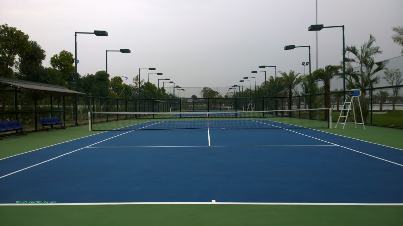 Sân tennis tại dự án Vin Vũ Yên Hải Phòng